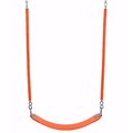 Swingan Belt Swing For All Ages - Soft Grip Chain - Fully Assembled - Orange SW27CS-OR